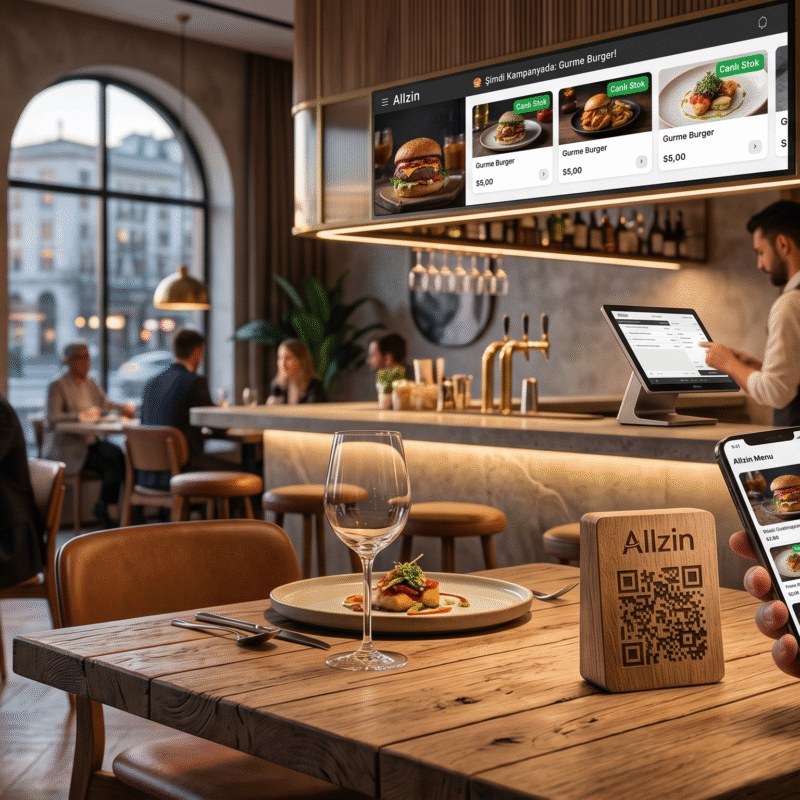 POS QR menu entegrasyonu