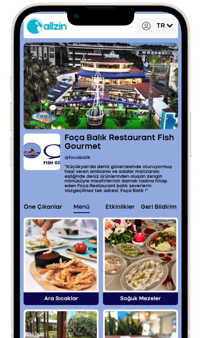Foca Balik Restaurand Fish Gourmet QR Menu