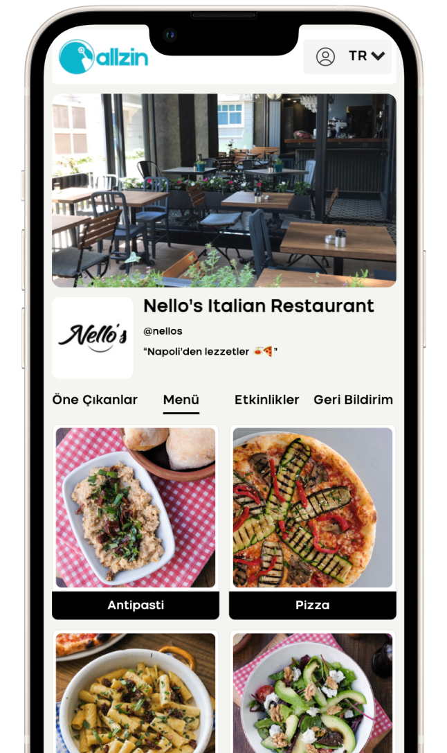 Nello s Italian Restaurant QR Menu